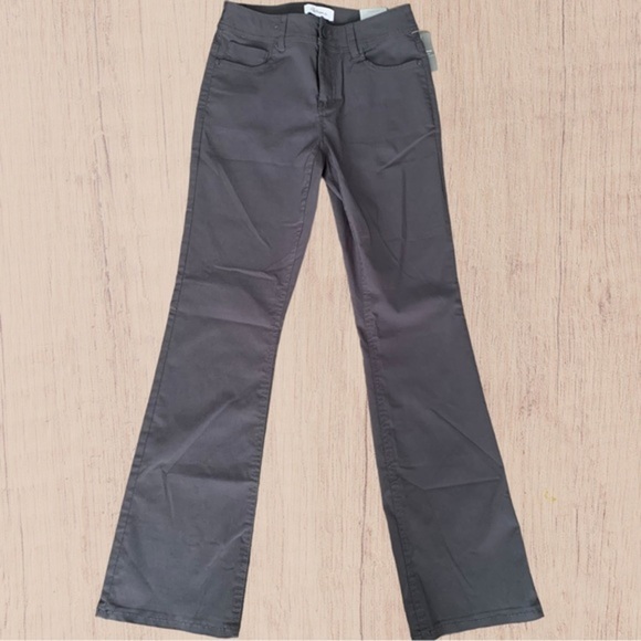 NEW Women's Bootcut Stretch pants size 0P Grey - Picture 9 of 16